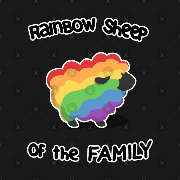 Discover Rainbow sheep of the family - Rainbow Sheep Of The Family - T-Shirt
