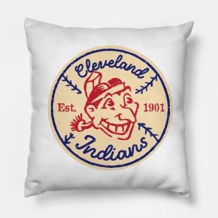 Cleveland Indians Patch by Buck Tee Pillow