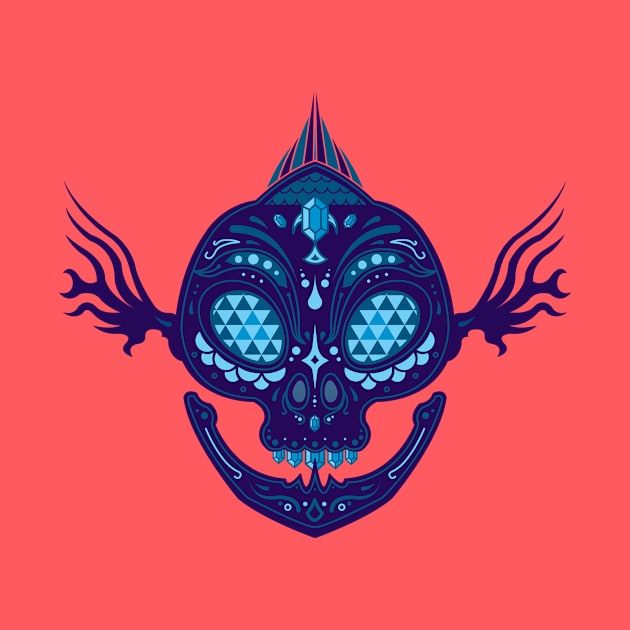 Zora Sugar Skull by Evan Ayres