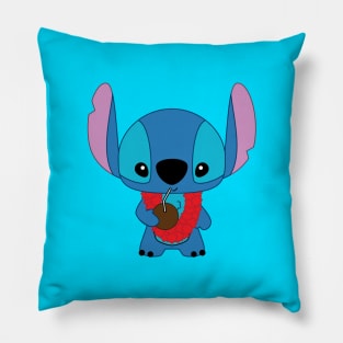 Mr Hula Stitch Pillow