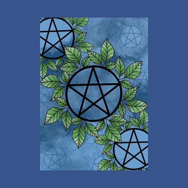 Blue Skies Pentagram by stickypixie