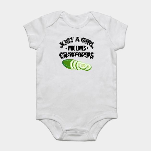 Just A Girl Who Loves Cucumbers Funny Vegan Gift Cucumber