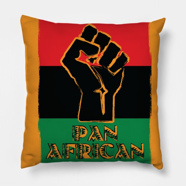 Pan-African Pillow by Merch House