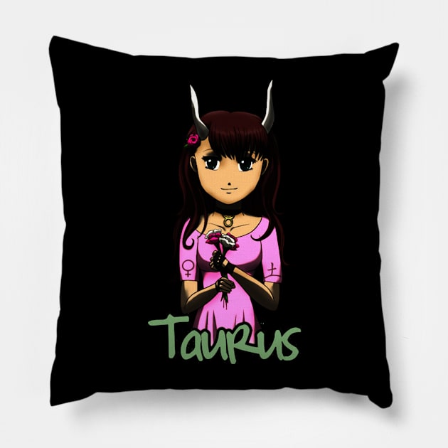 taurus Pillow by ernestbrooks