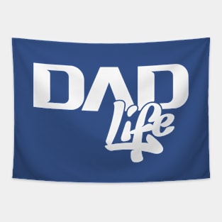 Dad Life (White) Tapestry