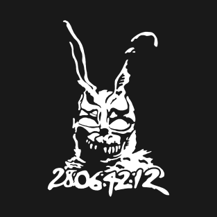 Frank The Rabbit - 28 Days, 6 Hours, 42 Minutes 12 Seconds (Donnie Darko) T-Shirt