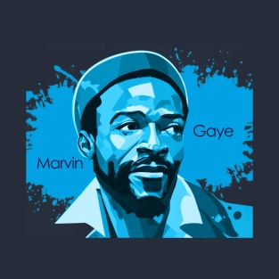 Marvin Gaye Abstract T-Shirt