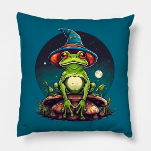 Frog Wizard Pillow