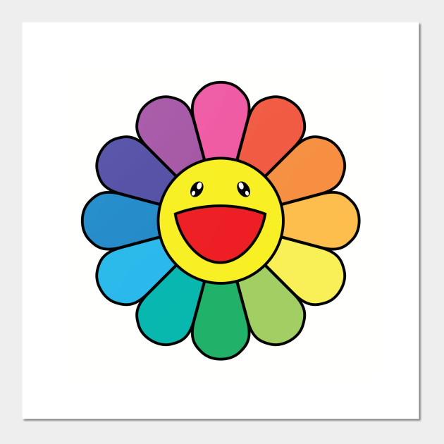 Takashi Murakami Happy Flower - Murakami - Posters and Art ...