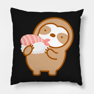 Cute Shrimp Sushi Sloth Pillow