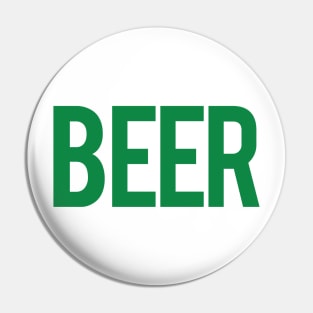 Green Beer Pin