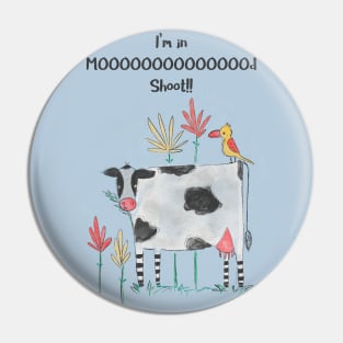 Animal Cow Cartoon Pin