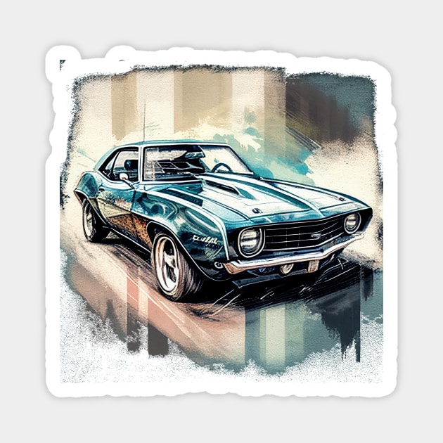 Camero Magnet by Mixtgifts