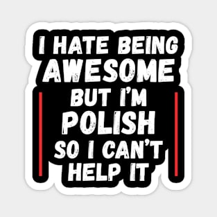 Funny polish design Magnet