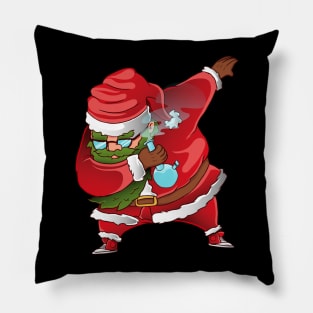 cool santa style merry christmas Pillow