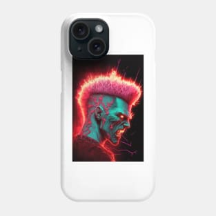 Neon Red Anger Phone Case