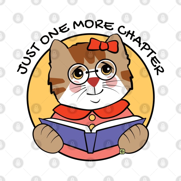 Book Lovers Cat One More Chapter by Sue Cervenka