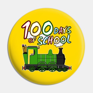 100 Days Of School Steam Train Kindergarten 2022 Pin