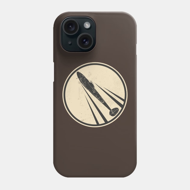 P-38 Lightning (distressed) Phone Case by TCP