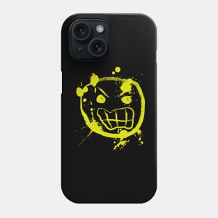 Angry graffiti face Phone Case