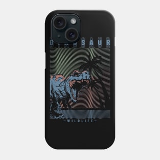 Dino Retro: Prehistoric Style with a Modern Twist Phone Case