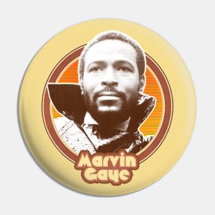 Marvin Gaye Retro Iconic Design Pin