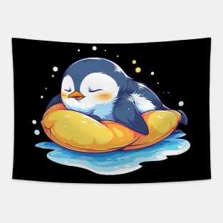 sleeping penguin Tapestry