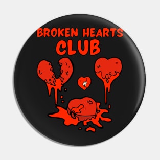 Broken Hearts Club Pin