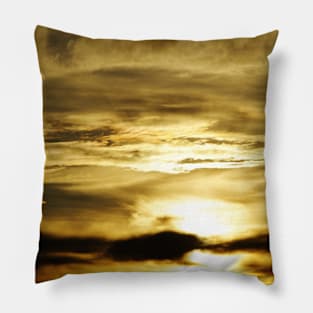 Dramatic Sunset Pillow