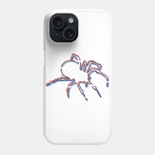 Glitch spider Phone Case