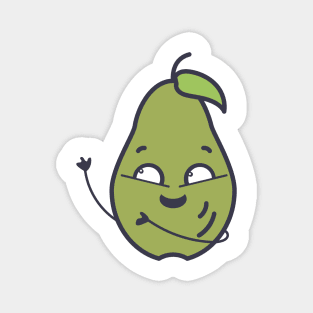 Kawaii Pear Magnet