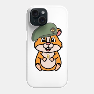 Green Beret Hamster Phone Case