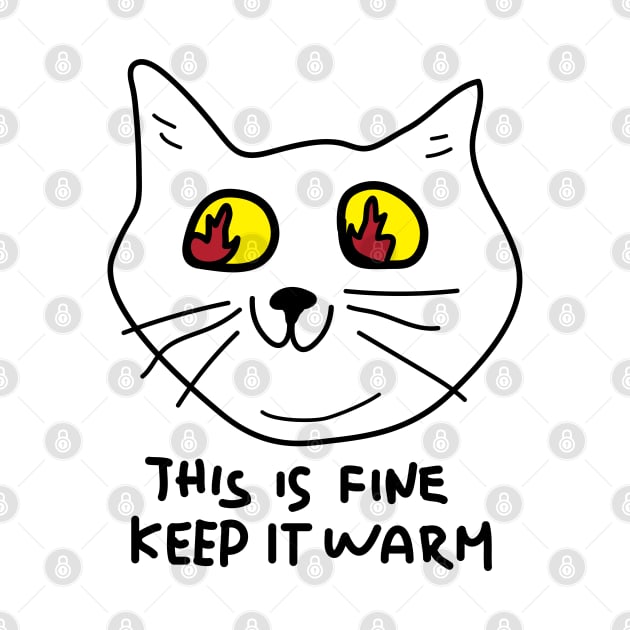 This is fine - This Is Fine Meme - T-Shirt | TeePublic