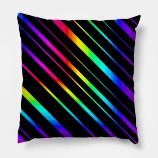 Rainbow stripes Pillow