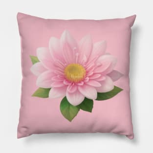 Lovely Pink Little Flower - Water Lily Pillow