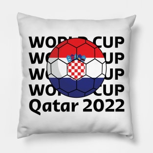 World Cup Qatar 2022  - Team Croatia Pillow