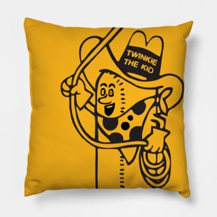 Twinkie The Kid - B & W Pillow