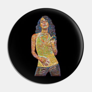 Aaliyah Style Mosaic Pin