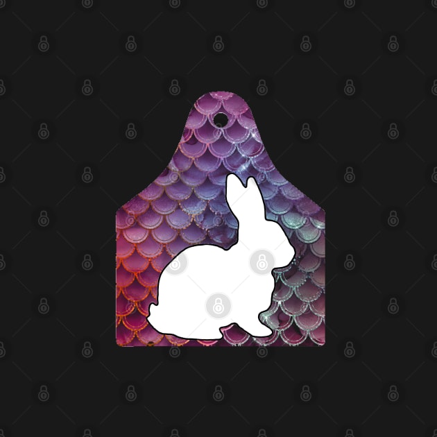 Mermaid Ear Tag - Show Rabbit - NOT FOR RESALE WITHOUT PERMISSION by l-oh