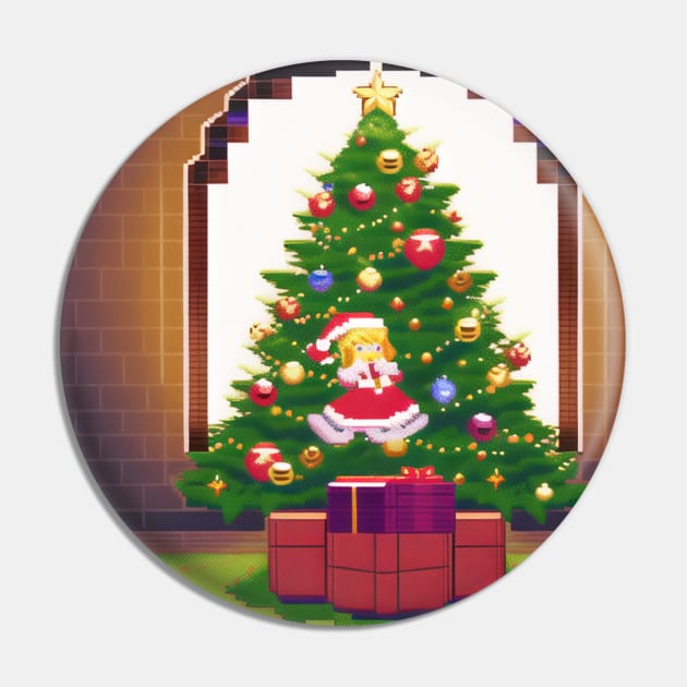 A christmas tree with a little girl sitting on top of it Pin by Tazlo