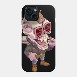 Punk Rock Skull Basher. Phone Case