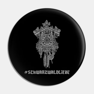 Schwarzwaldliebe Kuckucksuhr Schwäbisch Heimat Pin