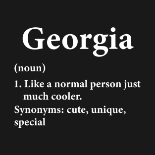 Georgia Name Definition T-Shirt