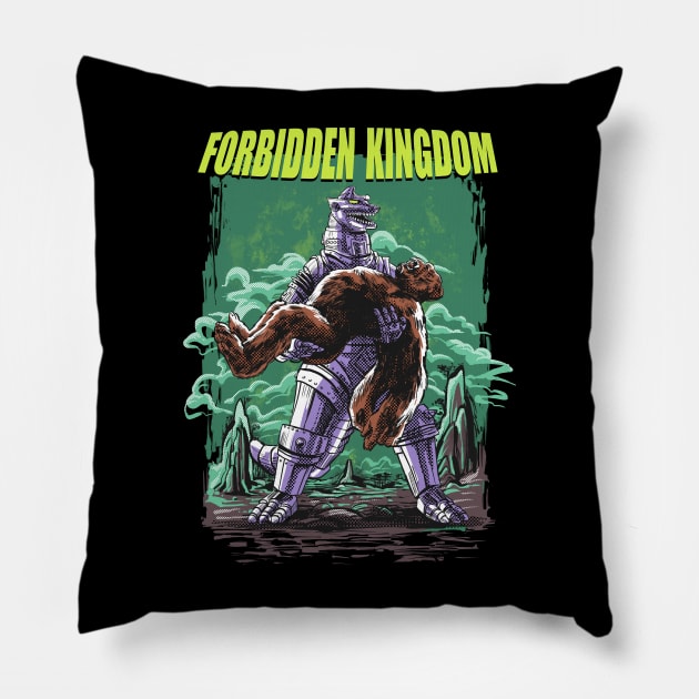 Forbidden Kingdom Pillow by Zascanauta