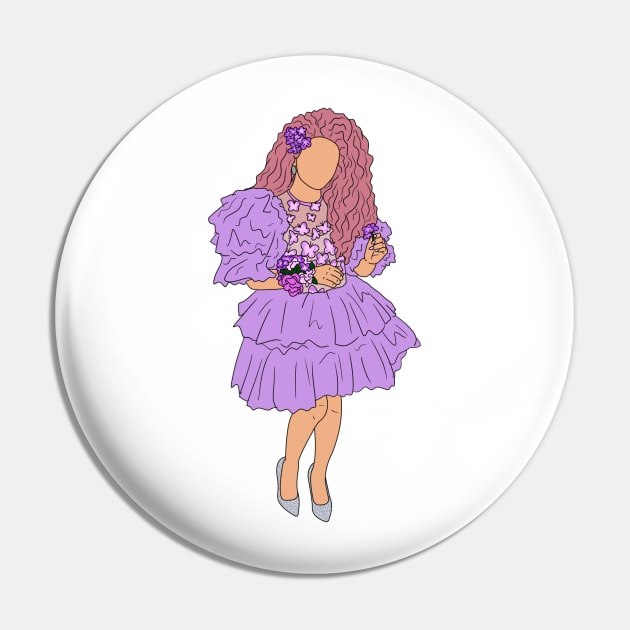 Jujubee Pin by doctorbihcraft