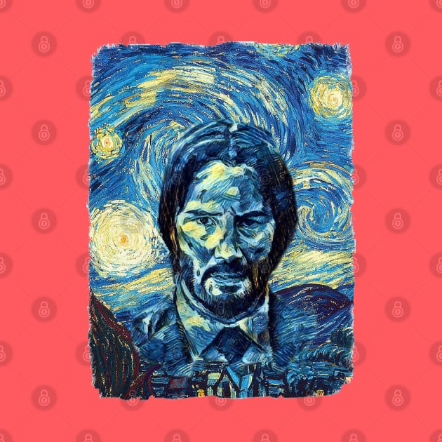 John Wick Van Gogh Style by todos