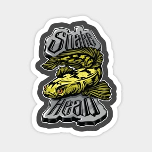 Snake Head Predator Fish Lover Magnet