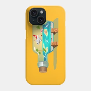 Cartoon Souvenir Bottle Phone Case