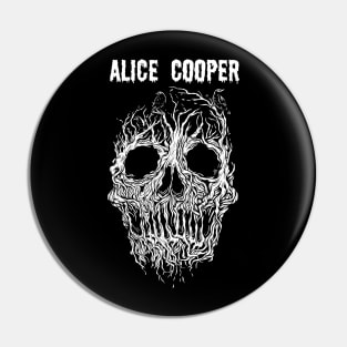 Rocking Out with Alice Cooper Style Pin