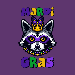 Mardi Gras Raccoon T-Shirt